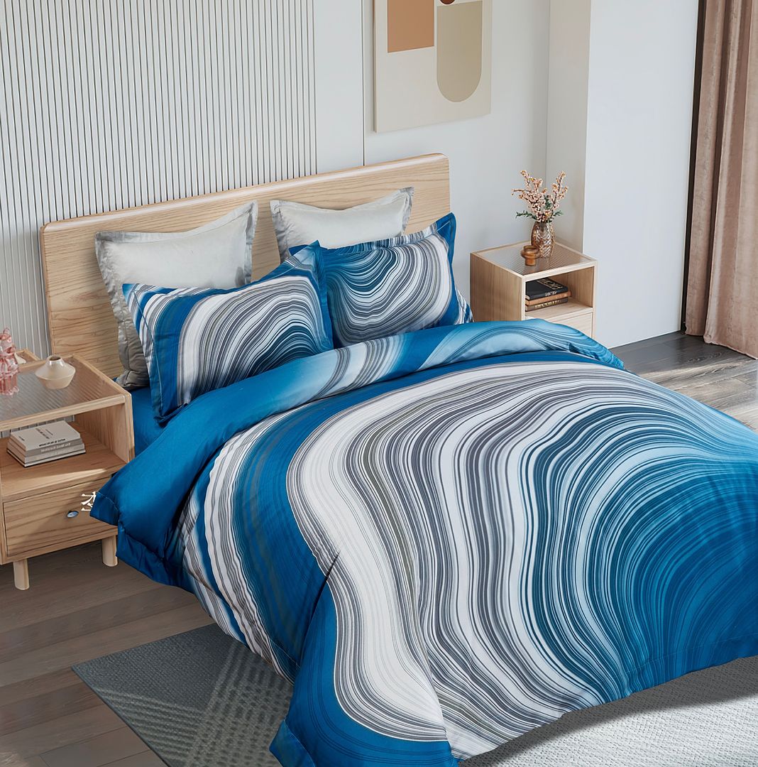 Evienne Luxury Quilted King Size Bedding Set - Soft & Breathable Cover for Ultimate Comfort - Perfect for Master Bedrooms, Guest Rooms & Cozy Winter Nights