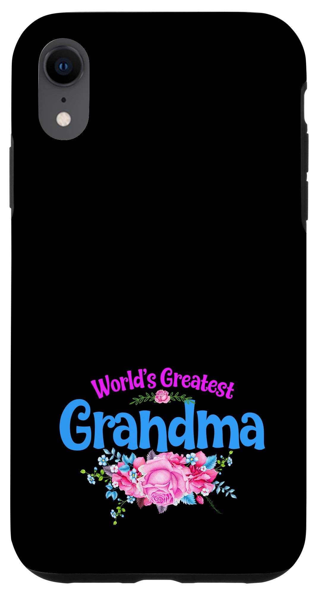 iPhone XR Case - World's Greatest Grandma Design | Durable Protective Cover for iPhone XR | Perfect Gift for Grandmothers, Mother's Day & Family Occasions