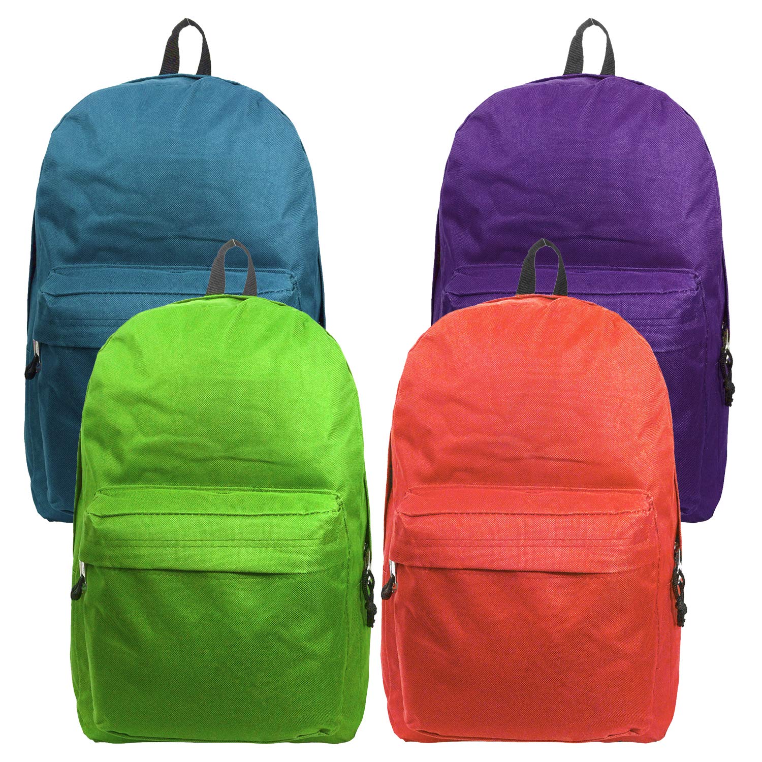 Wholesale 16.5 Inch Backpacks - Bulk Pack of 16 Multicolor Durable School Bags for Students, Travel & Daily Use