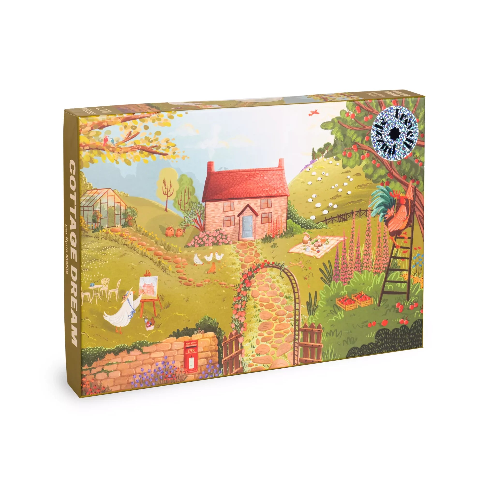 Cottage Dream 1,000 Piece Jigsaw Puzzle for Adults - Challenging Landscape Puzzle for Relaxation & Home Decor
