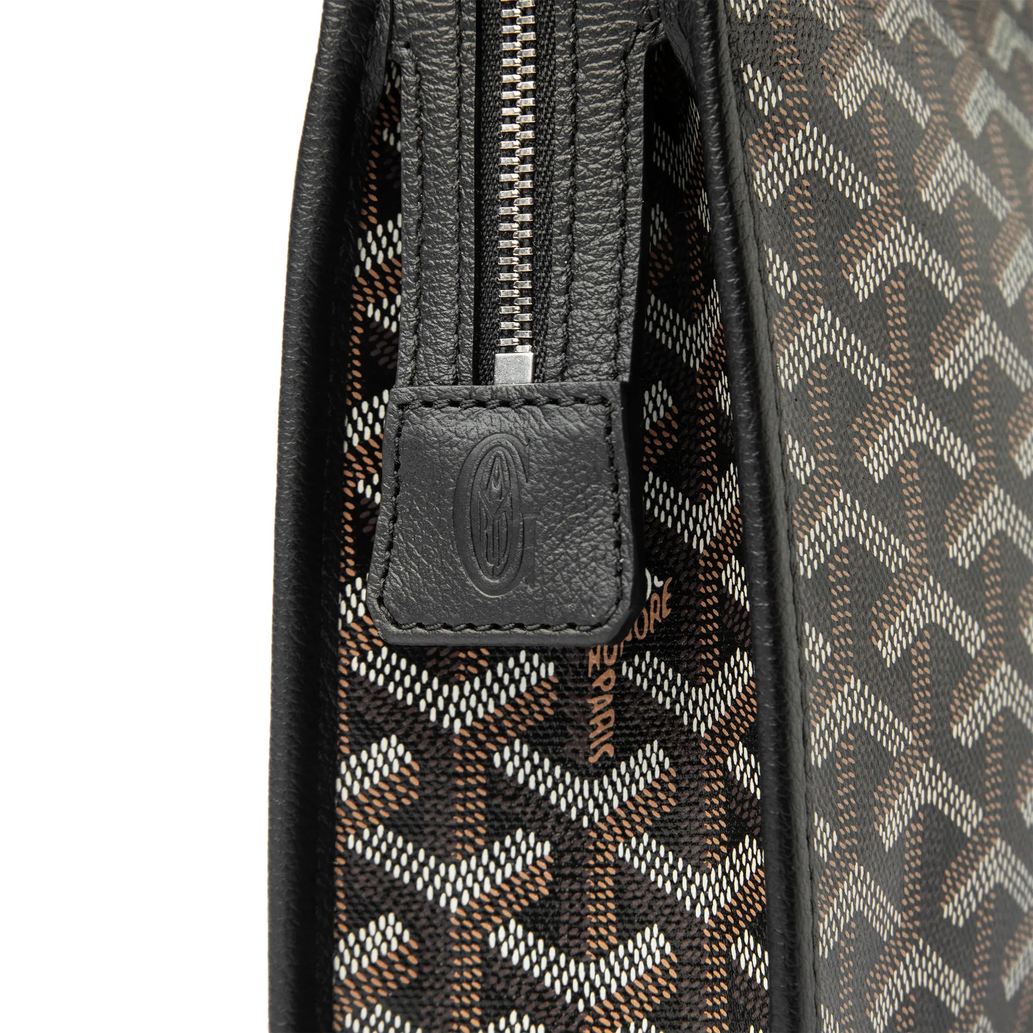 Goyard Jouvence MM Black Washbag | Luxury Waterproof Travel Cosmetic Bag | Perfect for Travel, Gym & Everyday Use