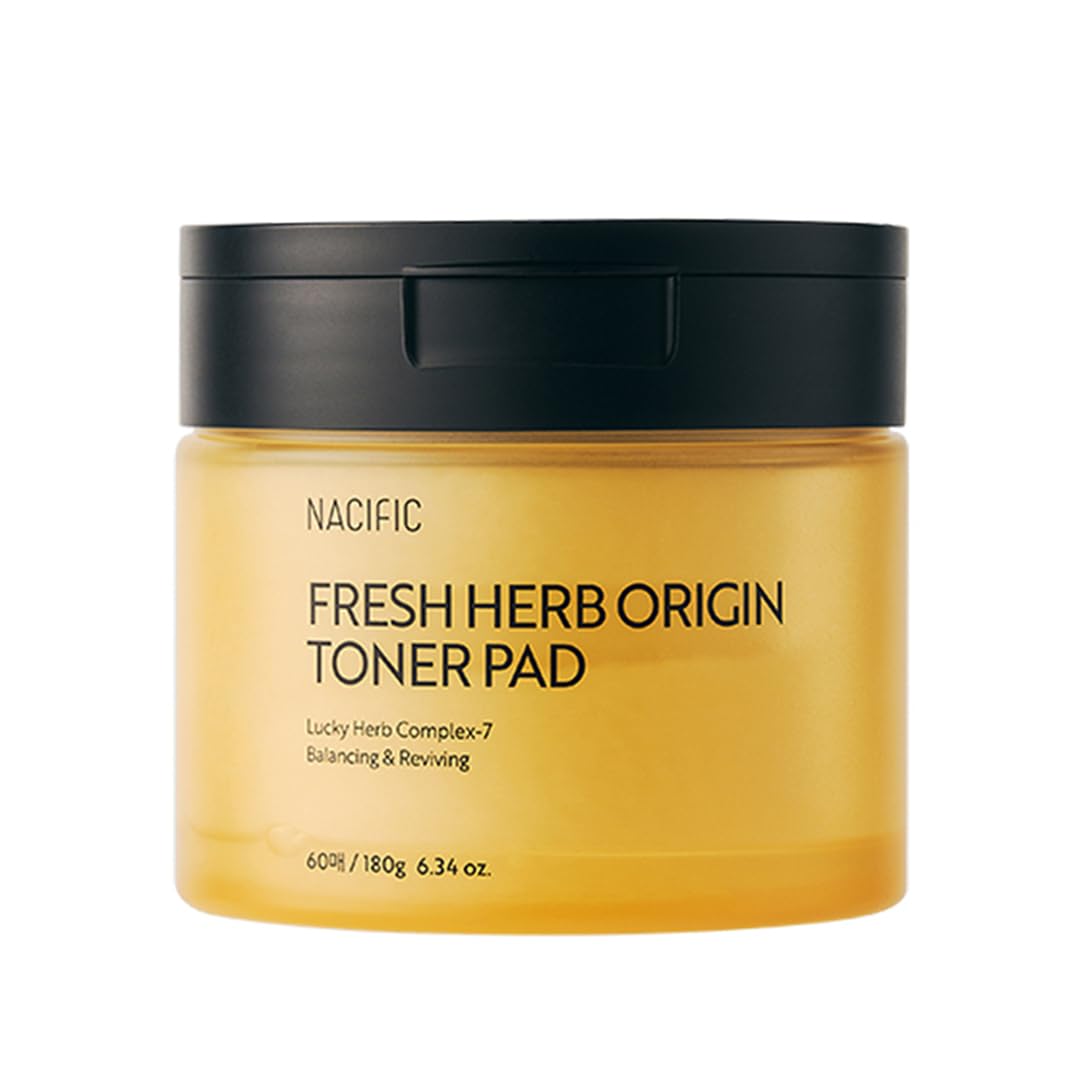 NACIFIC Korean Toner Pads 60 Sheets - Hydrating & pH Balance for All Skin Types | Daily Skincare Routine
