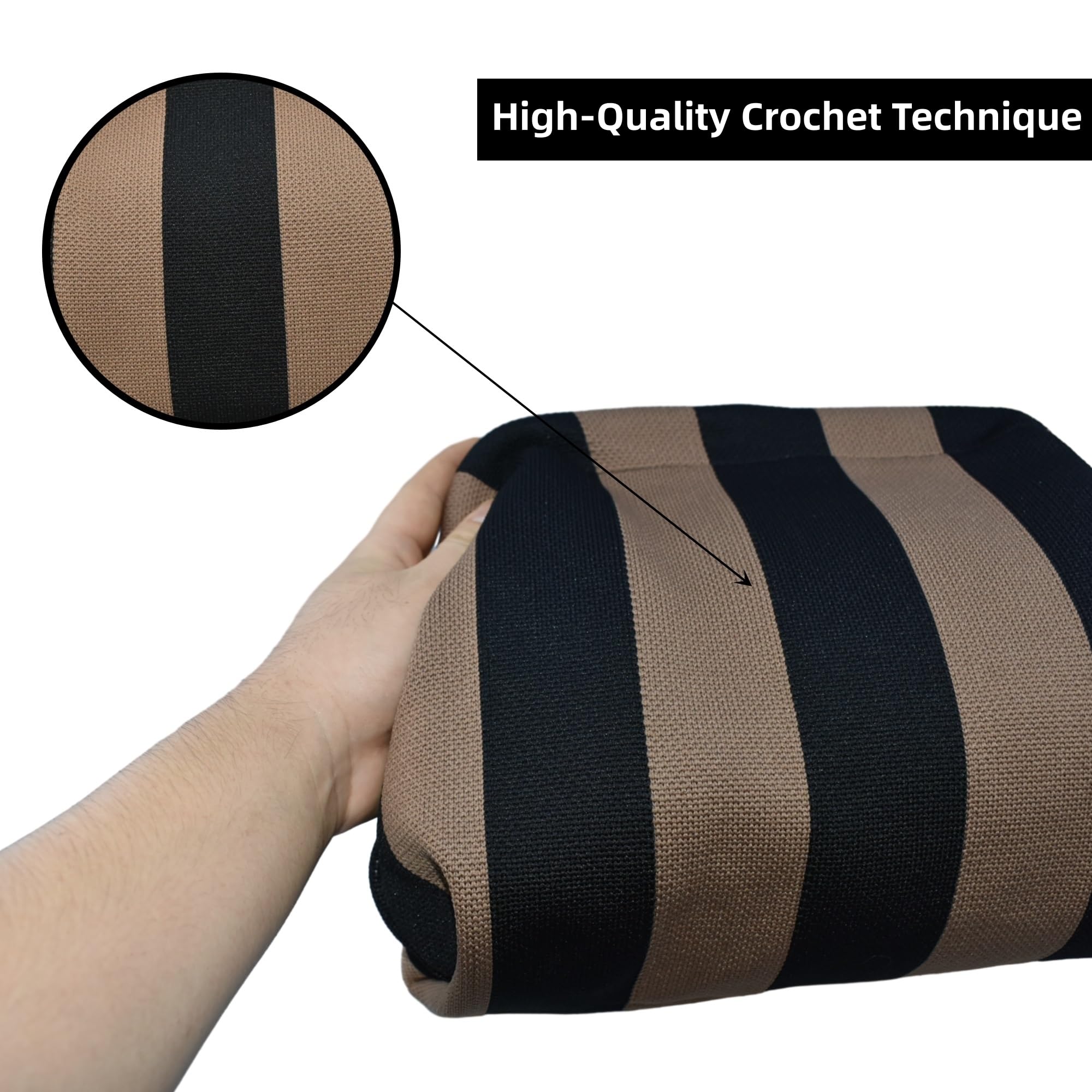 Stylish FEICHANGHO Dumpling Bag for Women - Colorblock Cloud Clutch Purse, Crochet Handbag for Casual & Evening Use | Perfect for Parties, Dates & Daily Essentials