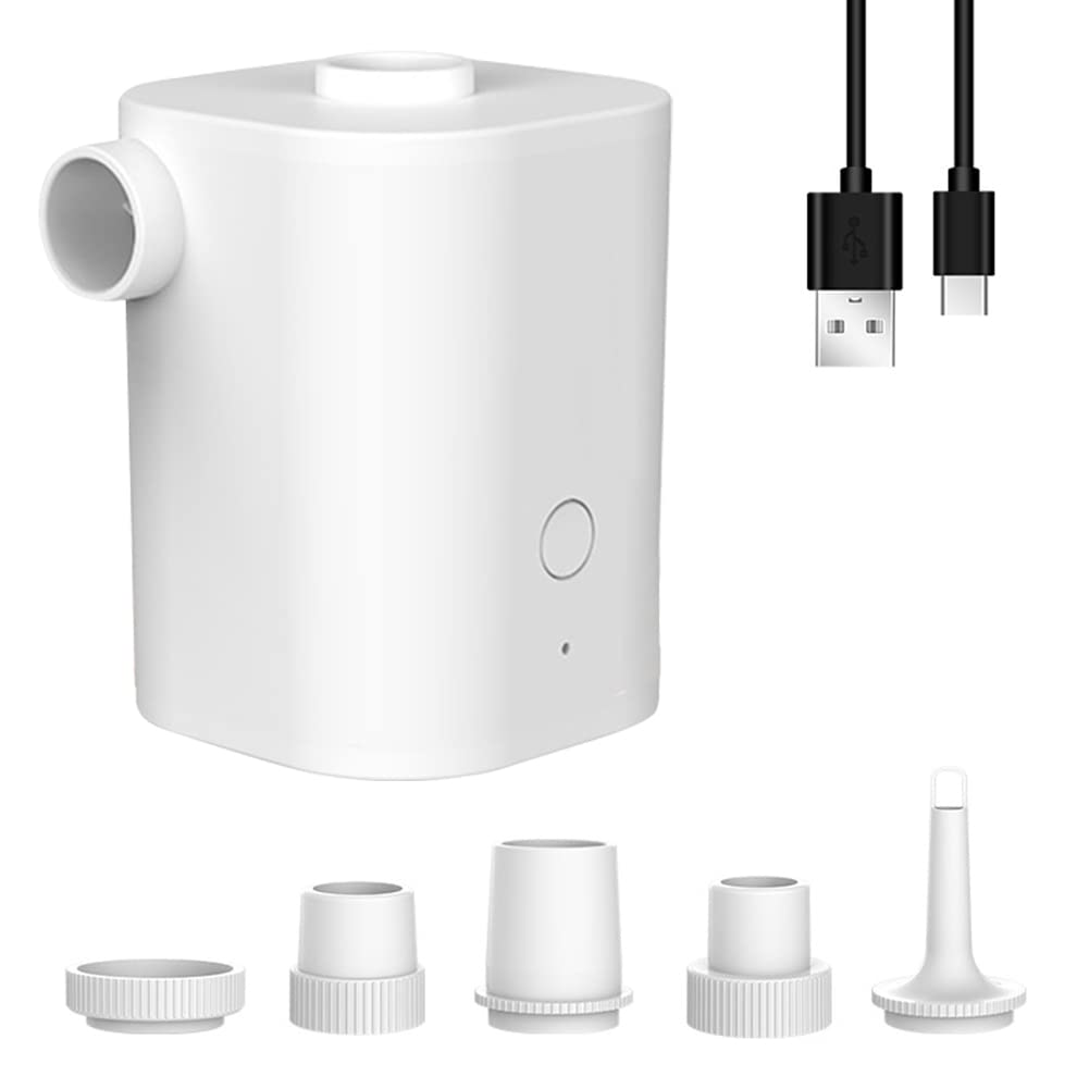 AIZHIYI Electric Air Pump - Portable Inflator for Air Mattress, Pool Floats, Boats & Inflatable Furniture | Fast Inflation for Camping, Beach, Home & Outdoor Use