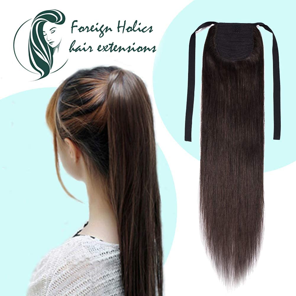 Clip-In Ponytail Hair Extensions for Women – Natural Looking Ponytail Extensions with Secure Tie-Up Design | Perfect for Parties, Weddings, and Everyday Styling