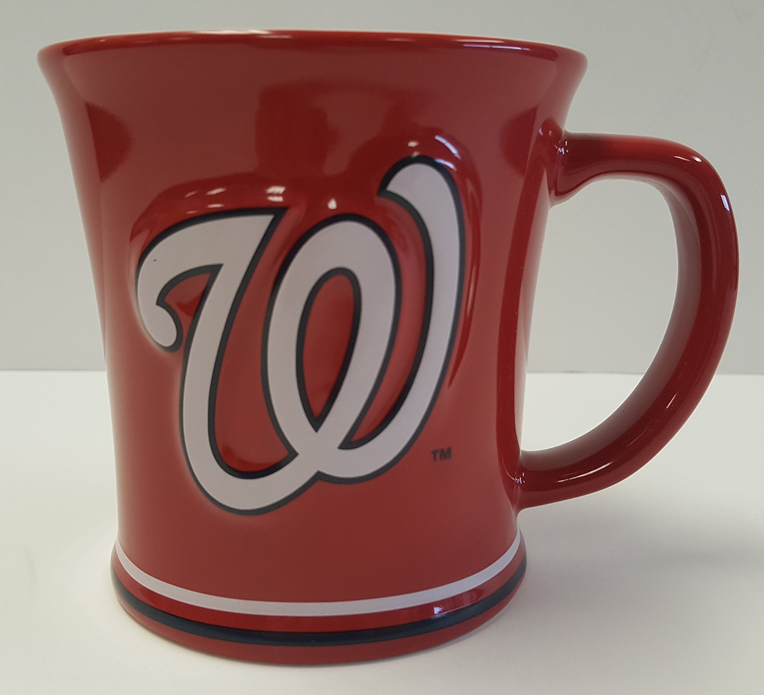 Washington Nationals 15 oz Ceramic Coffee Mug - Officially Licensed MLB Team Logo - Perfect for Hot & Cold Drinks, Office Use, and Baseball Fan Gifts