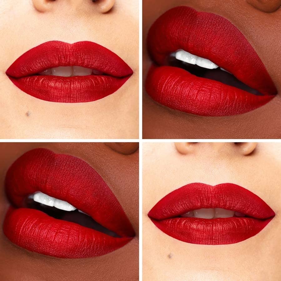 Long-Lasting Kiss Proof Red Velvet Matte Lipstick for Women - Hydrating & Smudge-Proof Lip Color for Date Night, Parties & Special Occasions