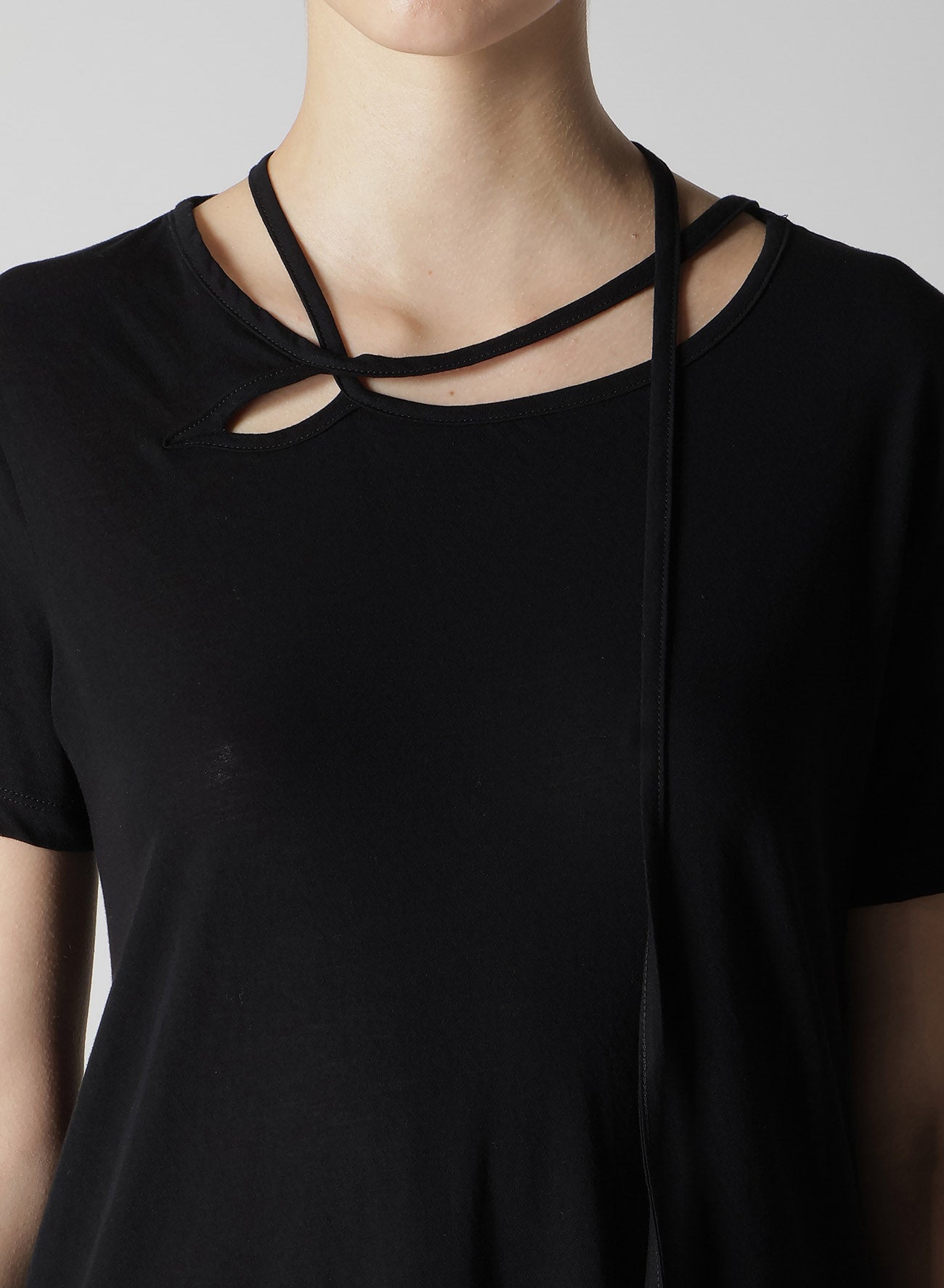 Soft & Breathable Cotton Jersey String T-Shirt for Women - Casual Comfort Fit Tee - Perfect for Everyday Wear, Lounge & Outings
