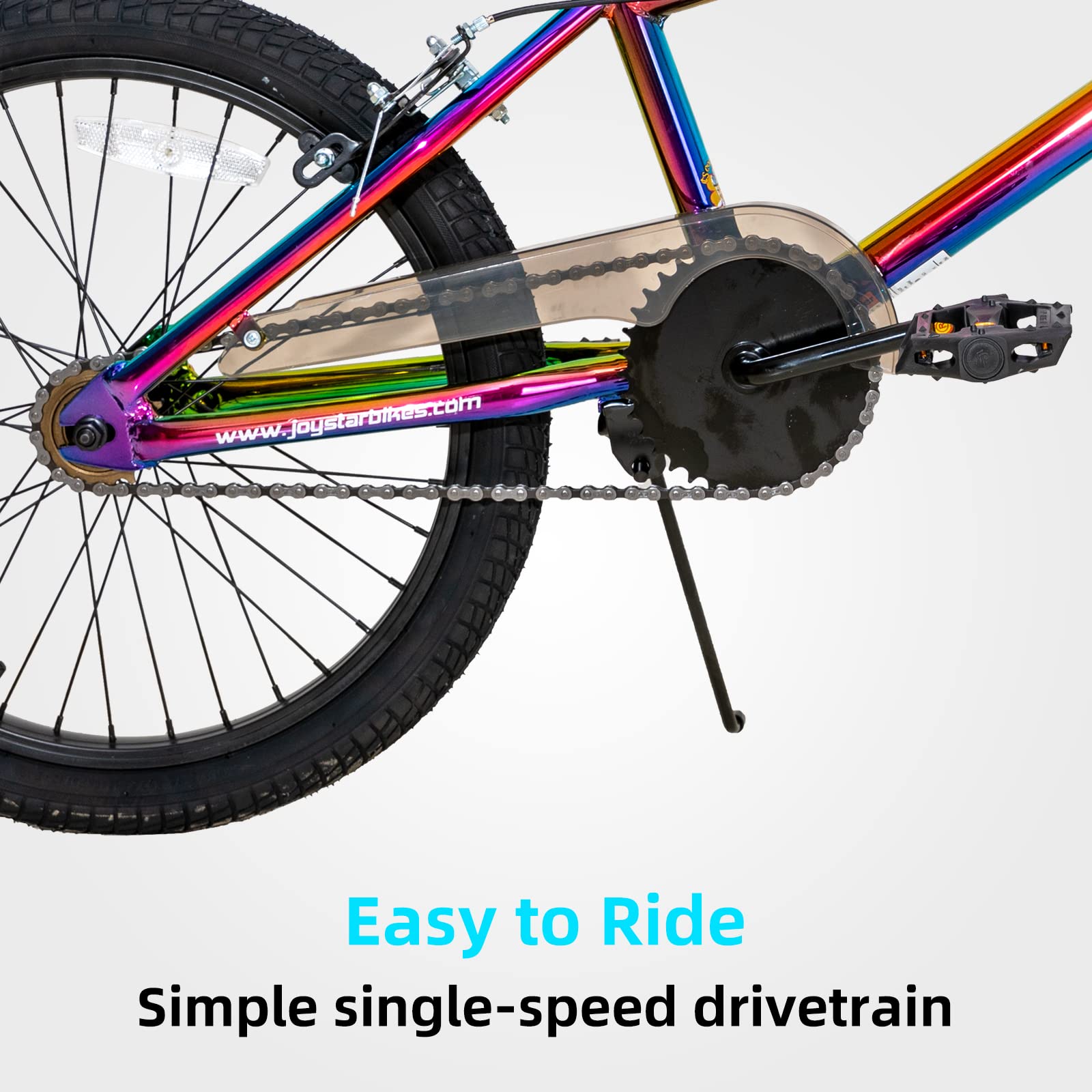 JOYSTAR 20 Inch Kids Freestyle BMX Bike for Boys & Girls Ages 7-12 | Beginner BMX Bicycle with Dual Hand Brakes & 2 Pegs | Multiple Color Options | Perfect for Neighborhood Riding, Bike Parks & Learning Stunts