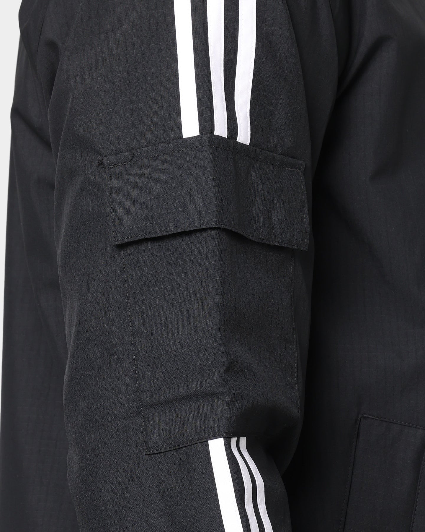 Adidas Classics 3 Stripe Full Zip Windbreaker Jacket - Black Men's Lightweight Hooded Track Jacket for Running, Gym & Outdoor Sports