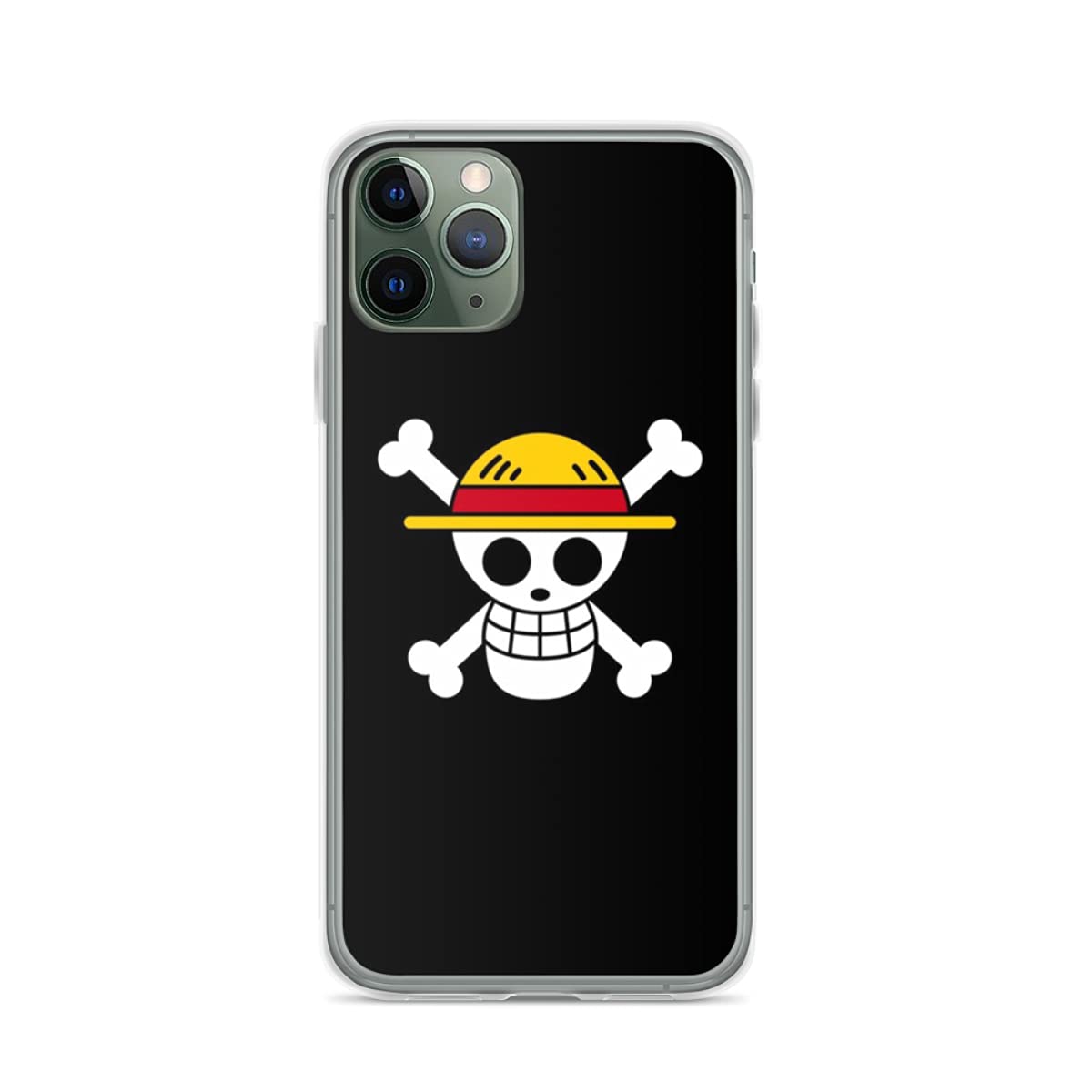 One Piece Straw Hat Anime TPU Clear Phone Case for iPhone 12/12 Pro - Slim Protective Cover with Anti-Scratch Design | Perfect for Anime Fans, Cosplay Events & Daily Use