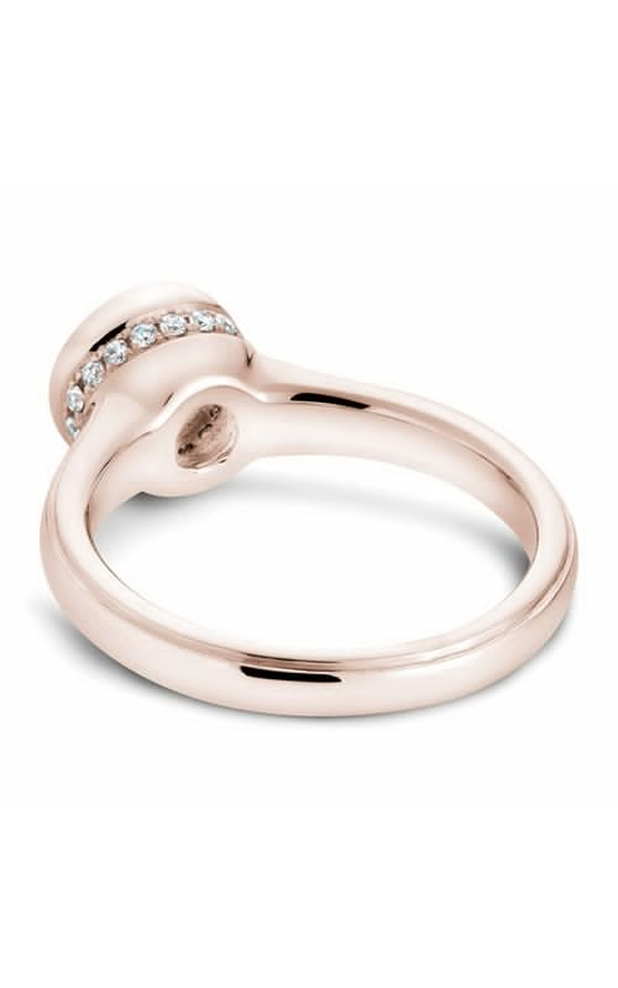Noam Carver Bezel Engagement Ring B025 01RA - Elegant Solitaire Diamond Ring for Women, Perfect for Proposals, Weddings & Anniversaries