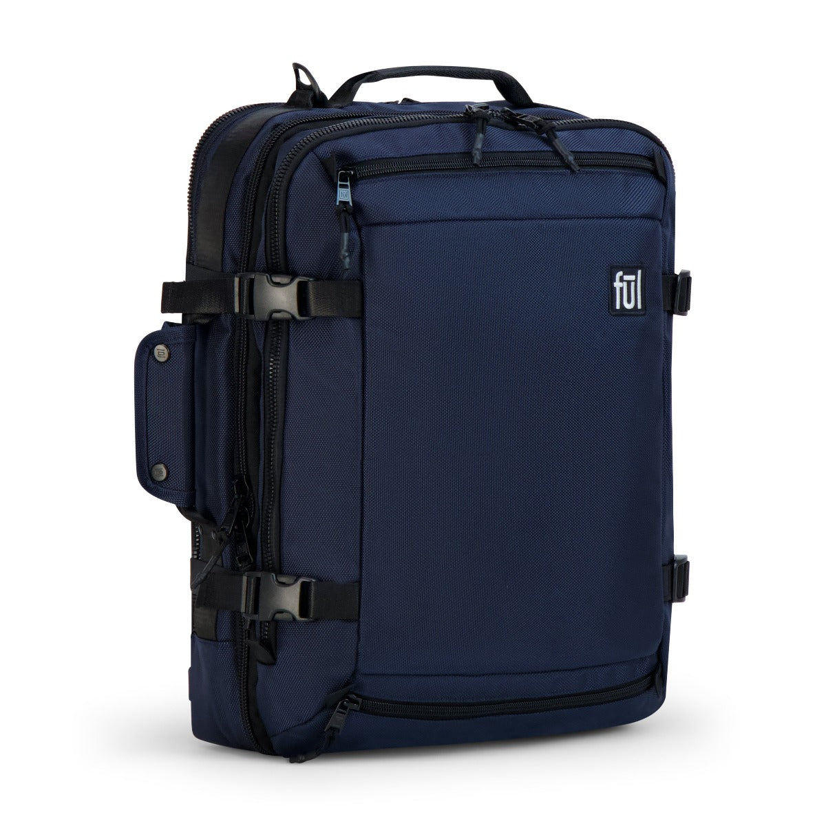 Premium Ridge Collection Cruiser Travel Backpack for Men & Women - Water-Resistant Navy Blue Carry-On Backpack - Perfect for Business Trips, Weekend Getaways & Airplane Travel