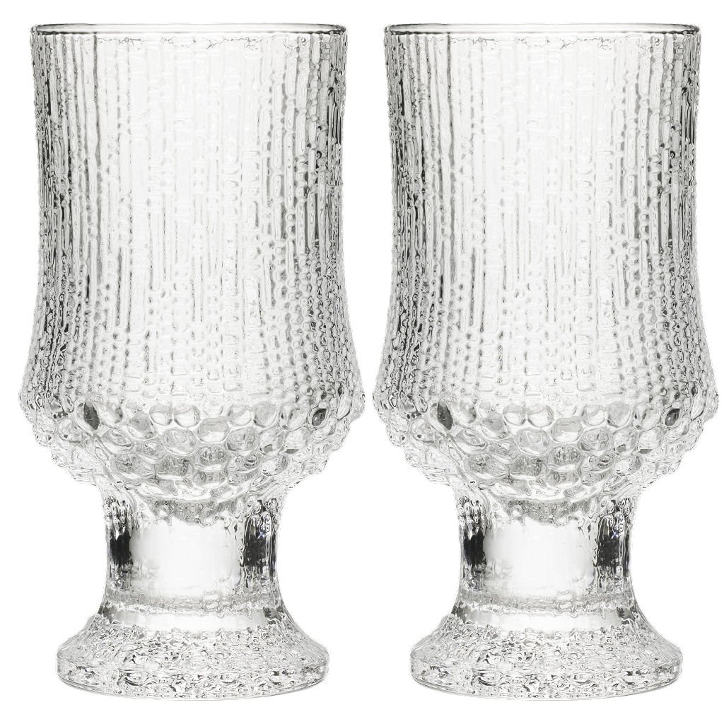 Iittala Ultima Thule Goblets - Set of 2 Crystal Wine Glasses for Elegant Dining & Home Decor | Perfect for Wedding Gifts, Dinner Parties & Scandinavian Style Entertaining