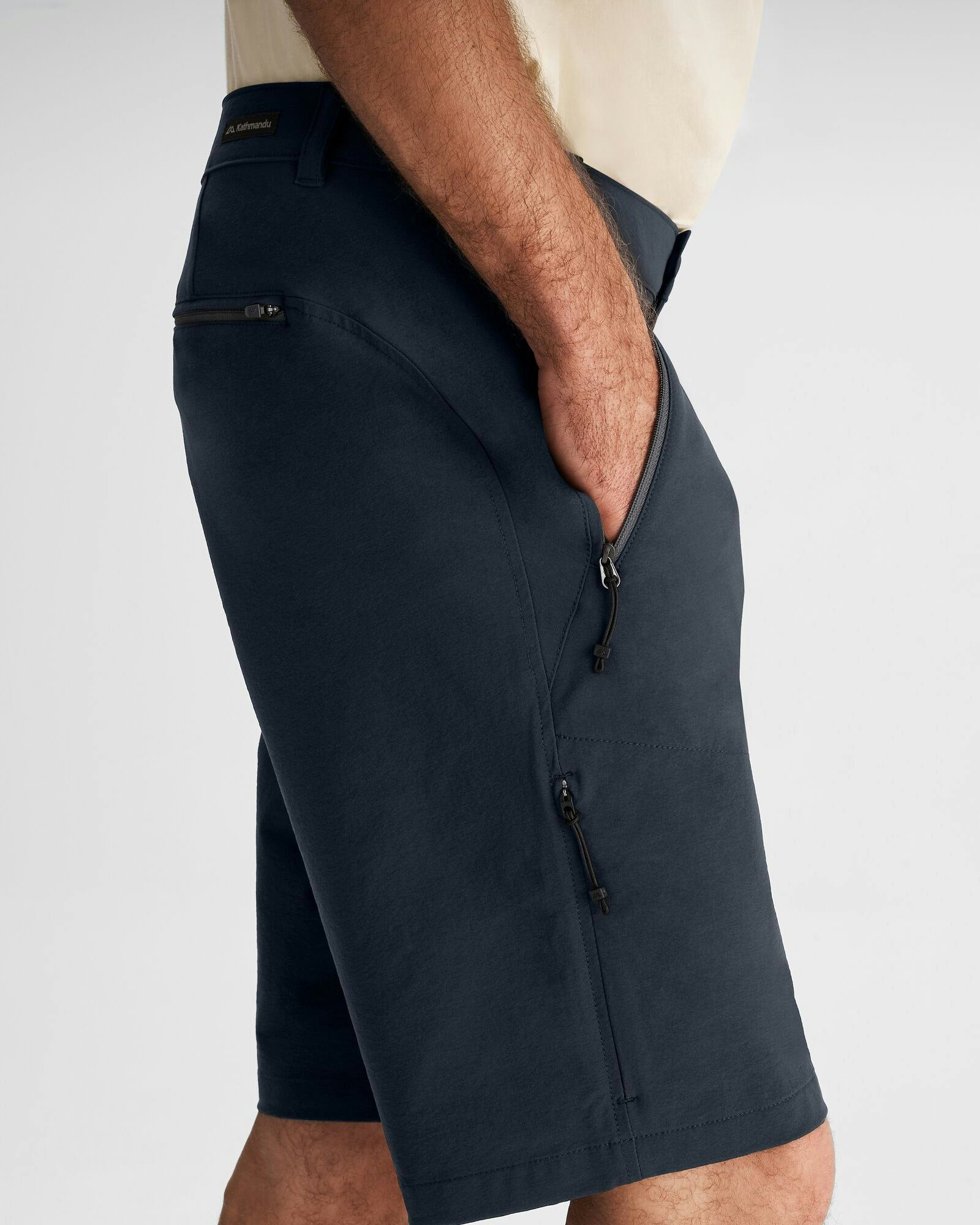 Men's Flinders 10 Inch Quick-Dry Athletic Shorts - Pure Navy Blue - Perfect for Running, Gym Workouts & Outdoor Activities