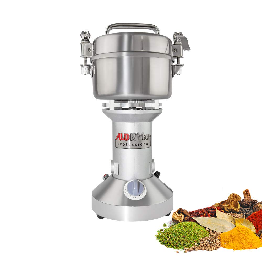 ALDKitchen Electric Grain Mill Grinder - High-Speed Powder Machine for Flour, Spices & Herbs | 350g Capacity | 110V Vertical Pulverizer | Perfect for Home Baking, Coffee Grinding & Healthy Cooking