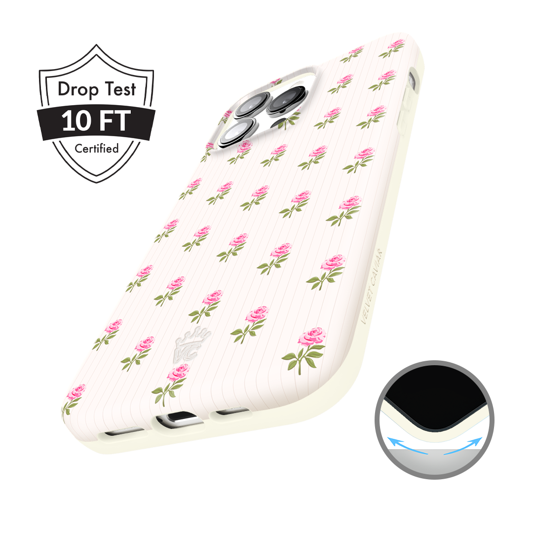 Pink Peony Floral iPhone Case - Elegant Flower Design Protective Cover for iPhone 13/14/15 - Perfect for Spring, Weddings & Everyday Use
