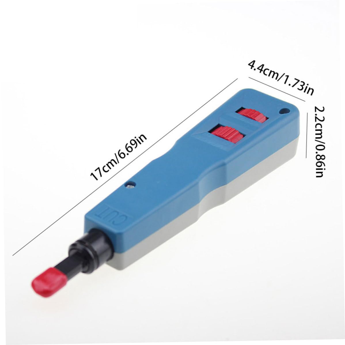 Professional Impact Punch Down Tool for Ethernet Cables - RJ45 Network Wire Terminal Insertion Tool with Data Protection Sleeve | Ideal for Network Installations, Data Centers & Telecom Wiring