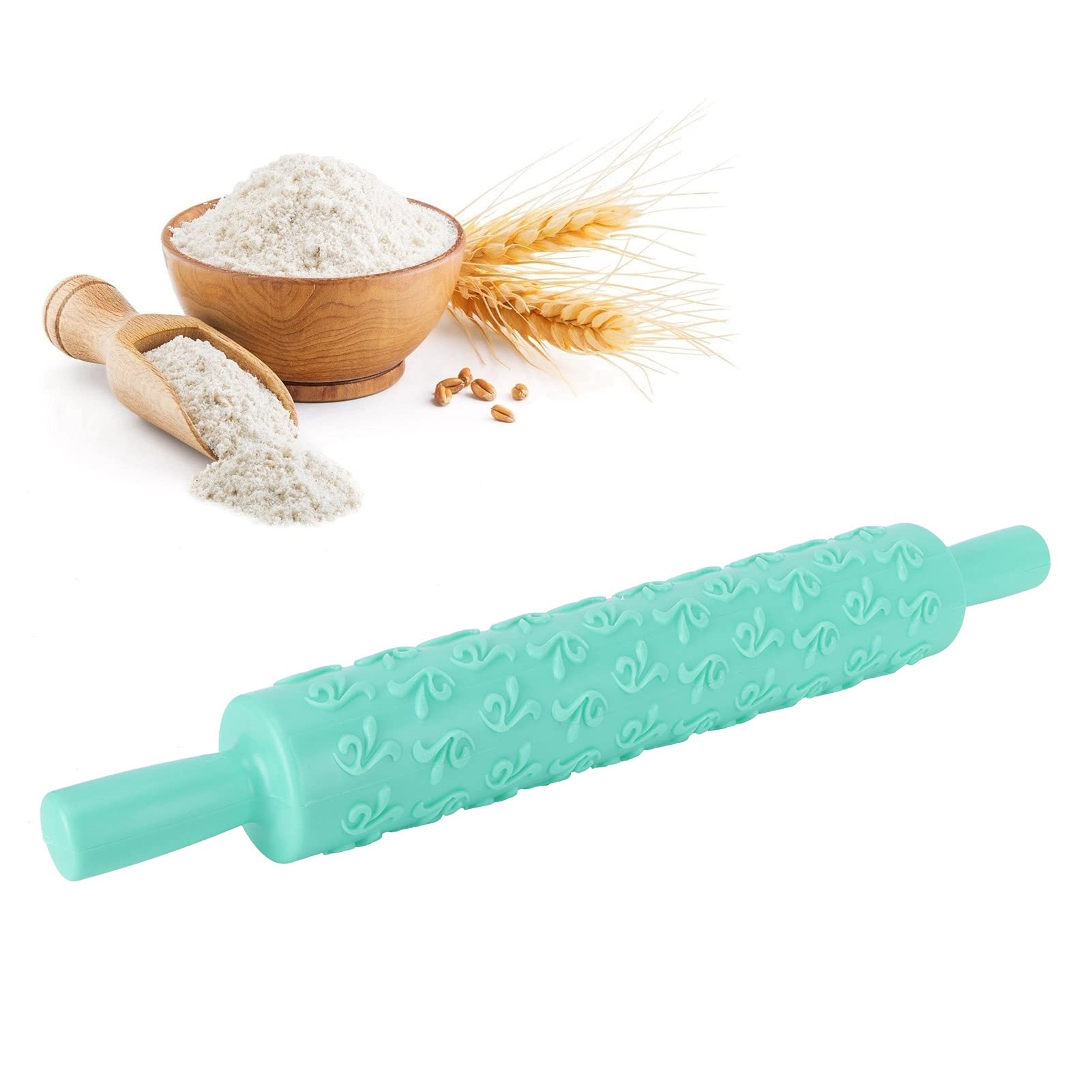 **Stainless Steel Rolling Pin for Baking - Non-Stick & Easy to Clean - Perfect for Pastry, Dough, Cookies & Pie Crusts - Ideal for Home Bakers & Professional Kitchens**