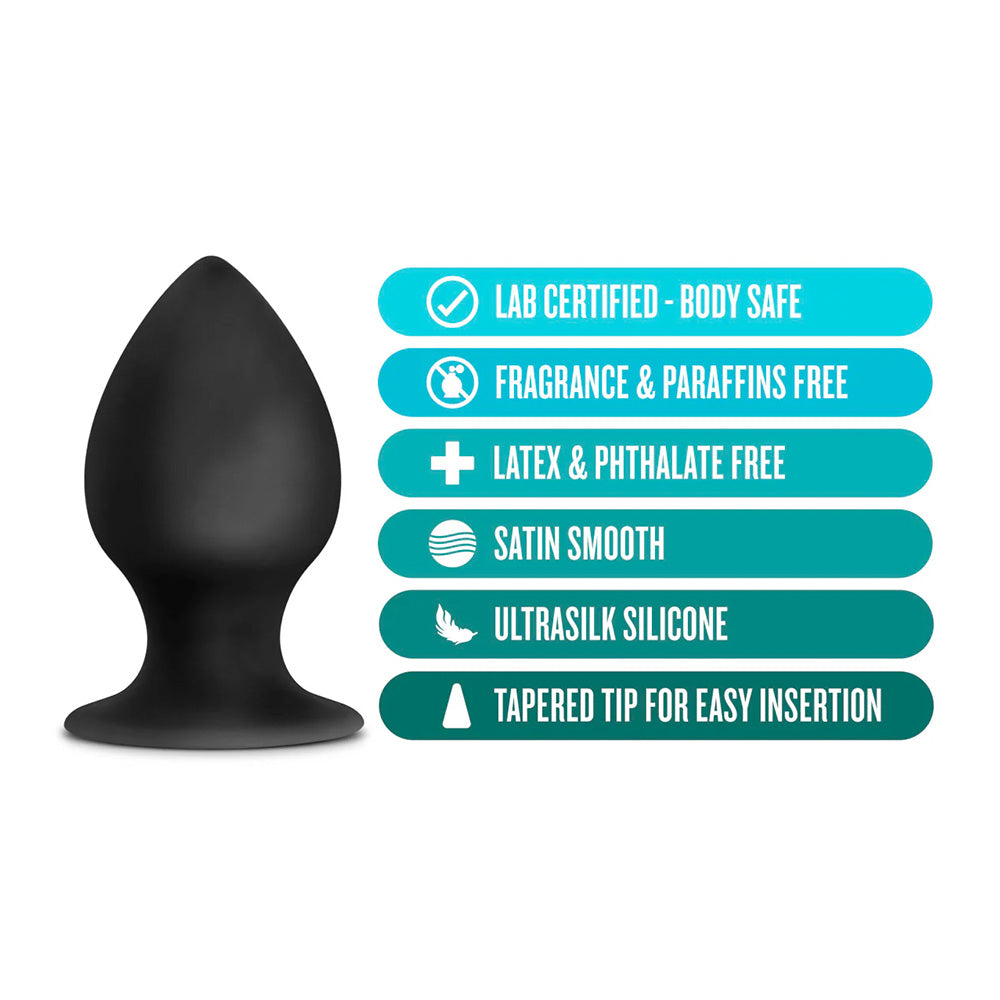 Premium Stout Platinum Silicone Butt Plug - Medium Size for Anal Play | Comfortable & Body-Safe Adult Toy for Beginners & Experienced Users | Perfect for Solo Play & Couples Intimacy
