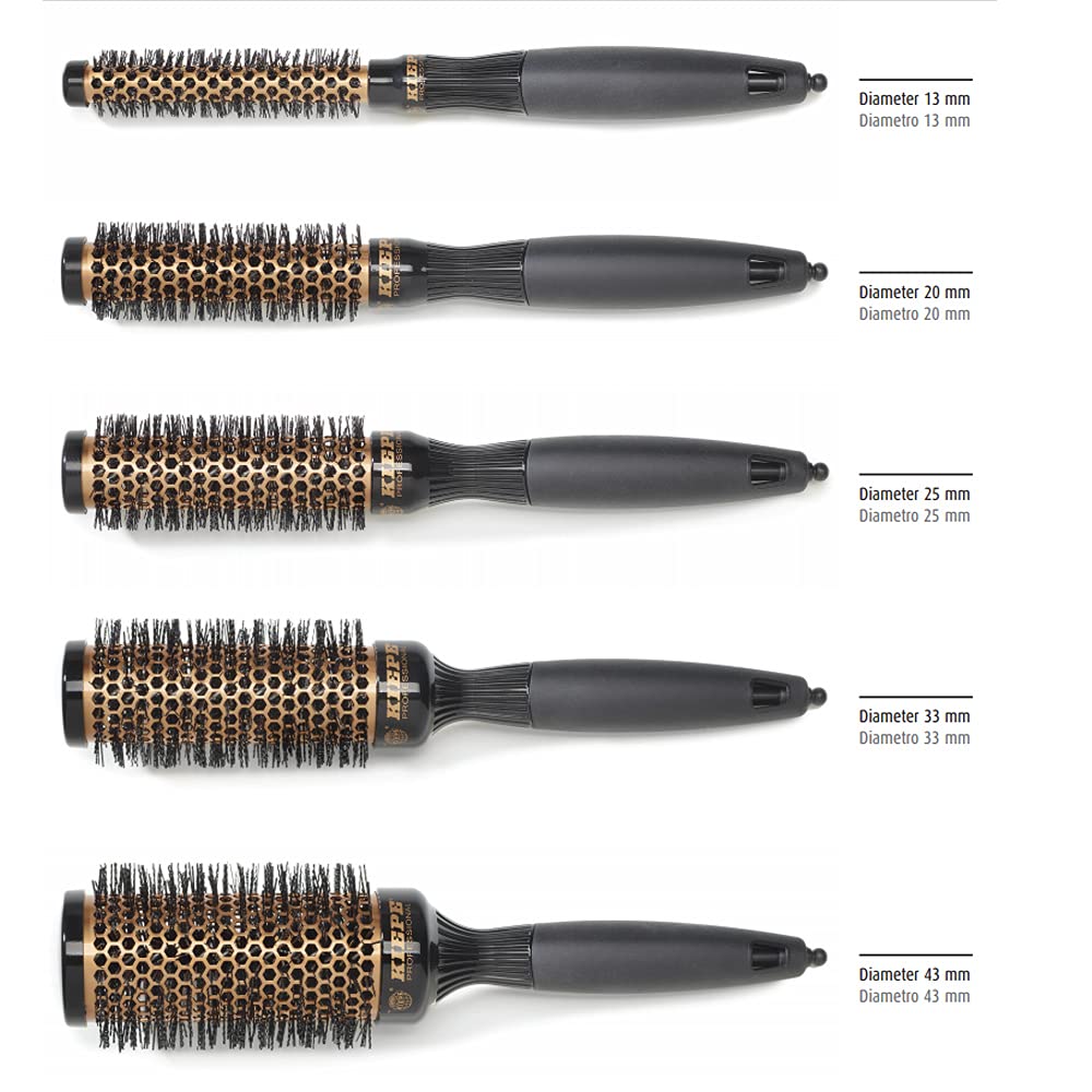 Kiepe Italia 5-Piece Pure Rose Gold Professional Makeup Brush Set - Perfect for Foundation, Blending, Contouring & Highlighting