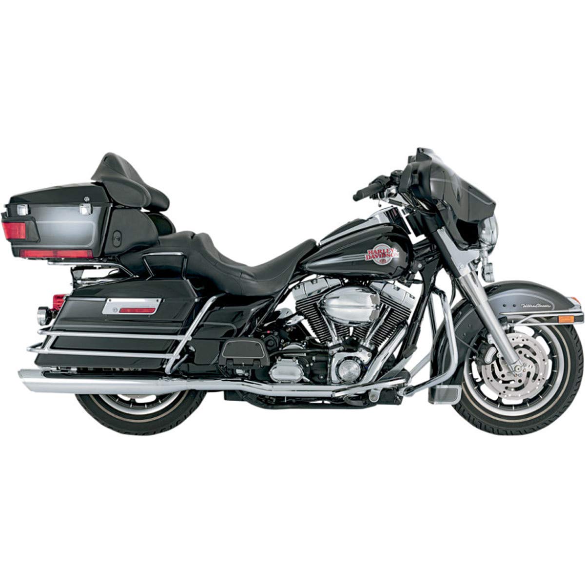 Vance & Hines Dresser Duals Exhaust Chrome 16799 - High-Performance Motorcycle Exhaust System for Harley Davidson, Perfect for Cruisers & Touring Bikes - Upgrade Your Ride for Better Sound & Performance