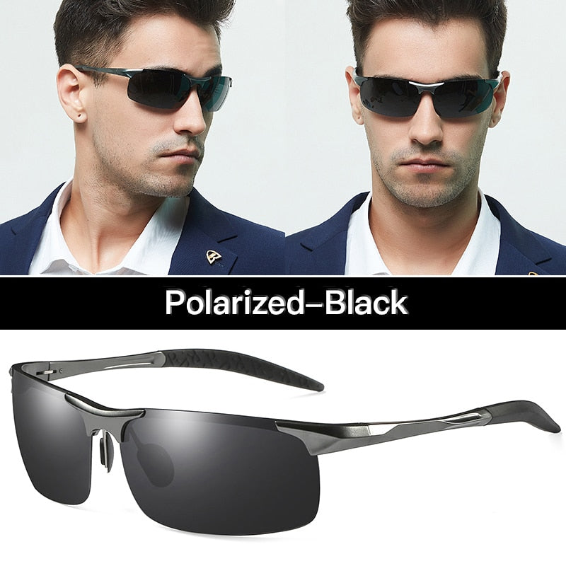 Aidien Men's Full Rim Square TR90 Myopic Reading Glasses & Sunglasses - Lightweight & Durable for Indoor Reading & Outdoor Sun Protection