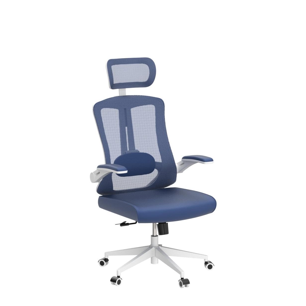 Ergonomic Office Chair with High Back & Lumbar Support - 350LBS Capacity Mesh Computer Desk Chair, Adjustable Headrest & Flip-Up Armrests - Perfect for Home Office, Gaming & Workspaces