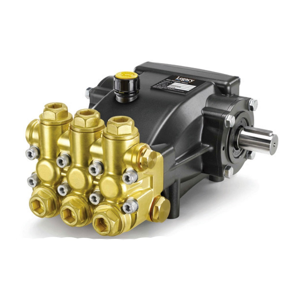 Legacy GM4035R.3 High Pressure Water Pump - 1500 RPM, 4.8 GPM, 3500 PSI, Solid Shaft for Industrial & Agricultural Use