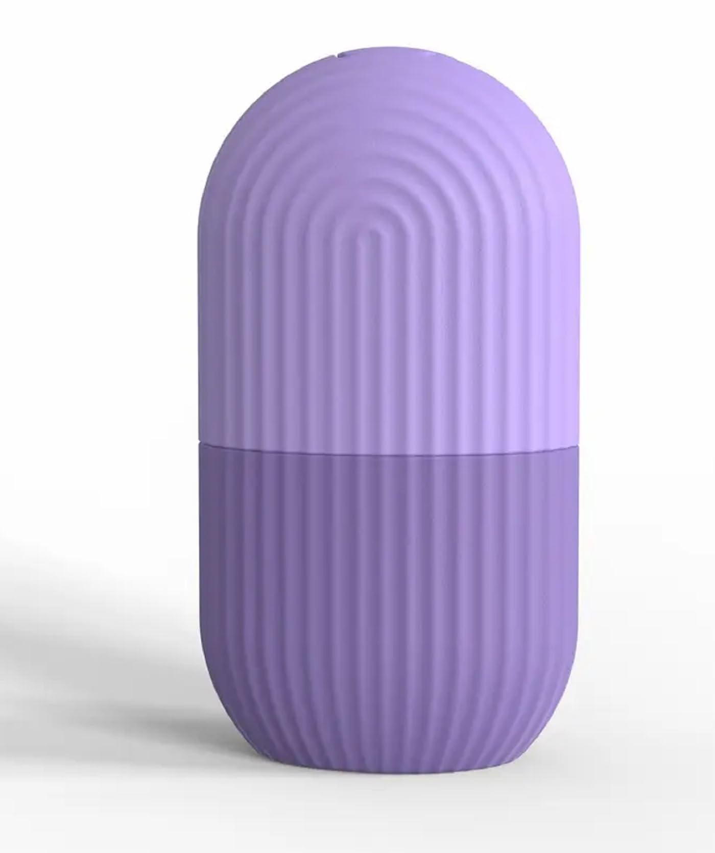 Natural Glow Ice Roller for Face, Eyes & Neck – Reusable Anti-Wrinkle Silicone Facial Massager (2-Pack, Violet) | Reduce Puffiness & Dark Circles, Soothe Skin for a Radiant Look – Perfect for Morning Routine & Post-Workout Recovery