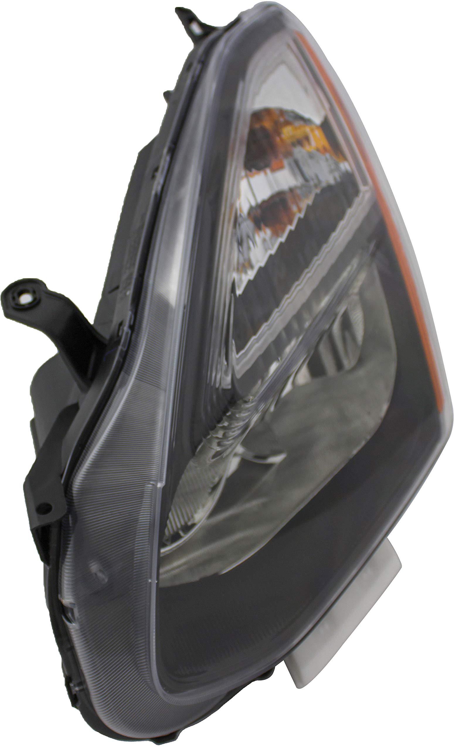 2014-2015 Nissan Rogue Halogen Headlight Assembly Set - Black Trim Replacement for Driver & Passenger Side | Perfect for Night Driving & Foggy Conditions