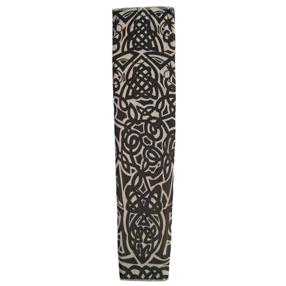 Celtic Tattoo Sleeve Arm Cover - Realistic Fake Temporary Tattoos for Costume Parties, Halloween & Cosplay | Fun Novelty Accessory for Adults & Teens