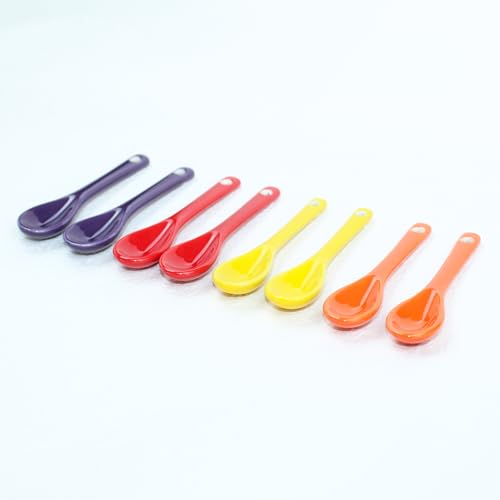Colored spoon A set of 8