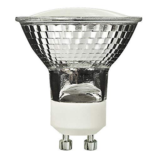 10 Pack 50W GU10 Halogen Light Bulbs 120V MR16 Flood Lights with UV Glass Cover - Perfect for Accent Lighting, Track Lighting, Landscape Lighting & Art Gallery Displays - Energy Efficient Indoor/Outdoor Use - Designed in California