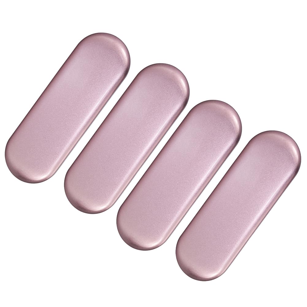 4-Piece Metal Eyelash Tweezer Storage Case Box - Pink Lash Tweezer Organizer for Professional Makeup Artists & Salon Use - Perfect for Travel, Home, and Beauty Salon Organization