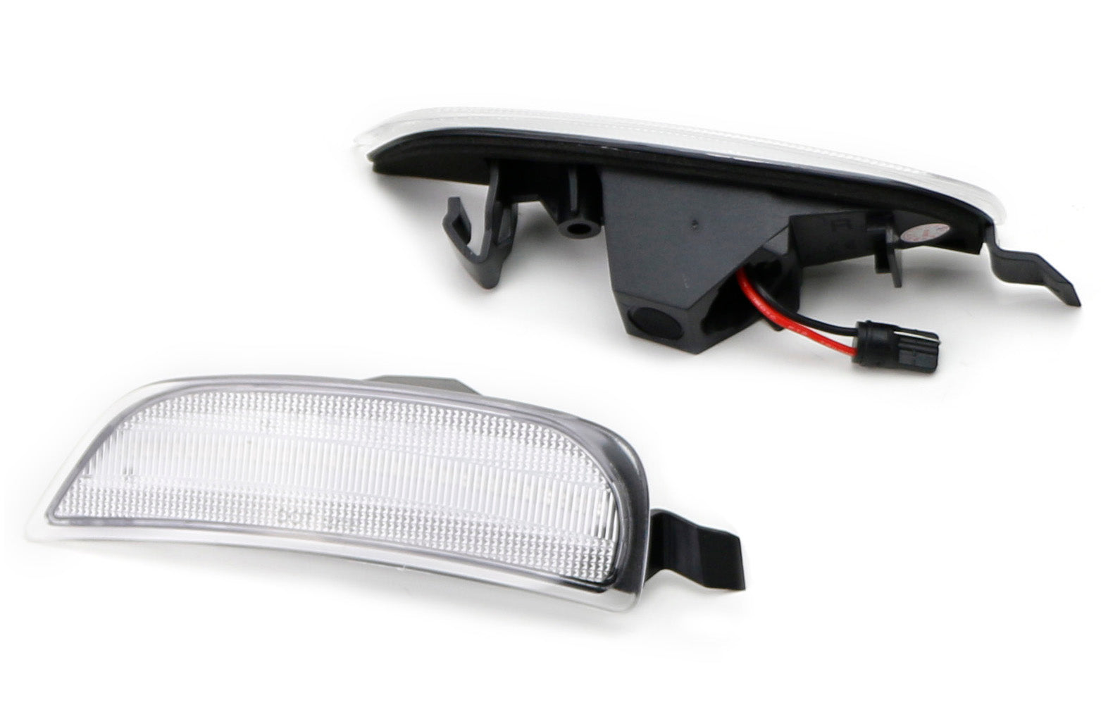 16+ Fiat 124 Spider Abarth Clear Lens Red LED Side Marker Lights - Waterproof DRL Replacement for Enhanced Visibility & Safety | Perfect for Night Driving, Car Shows & Custom Builds