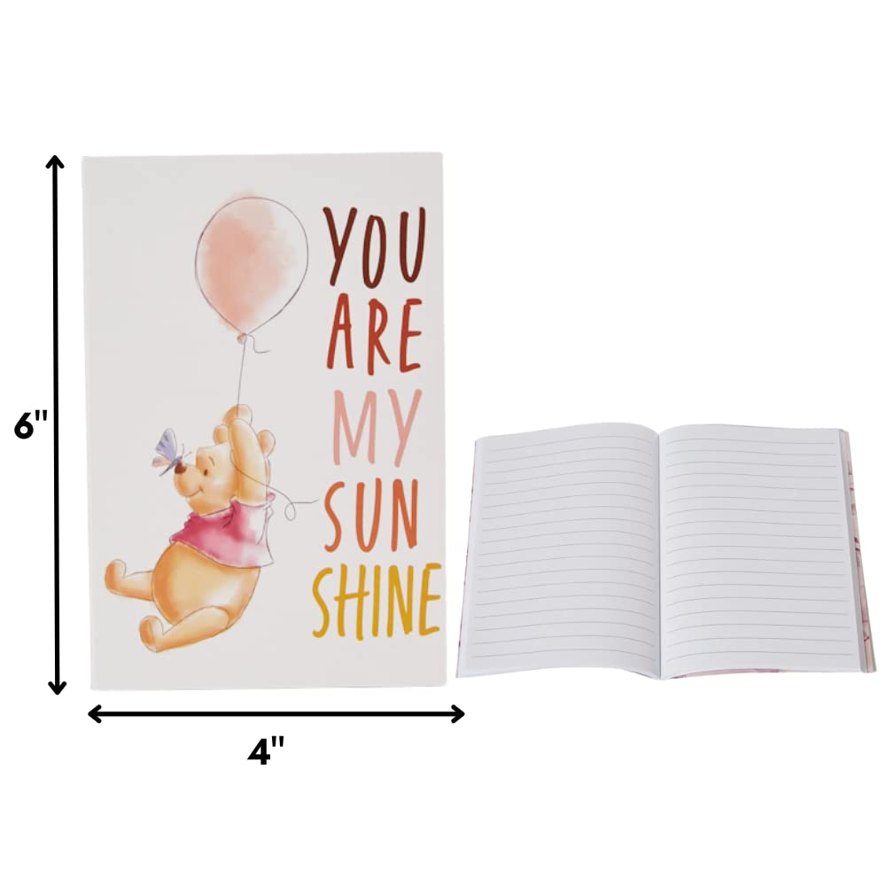 Winnie The Pooh Kids Lap Desk with Notebook & Tablet Holder - Portable Study & Play Desk for Home, School, Travel & Car Rides