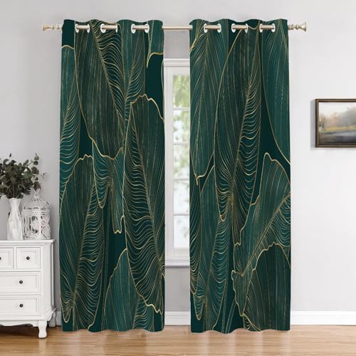 Summer Tropical Palm Leaves 6 Green a