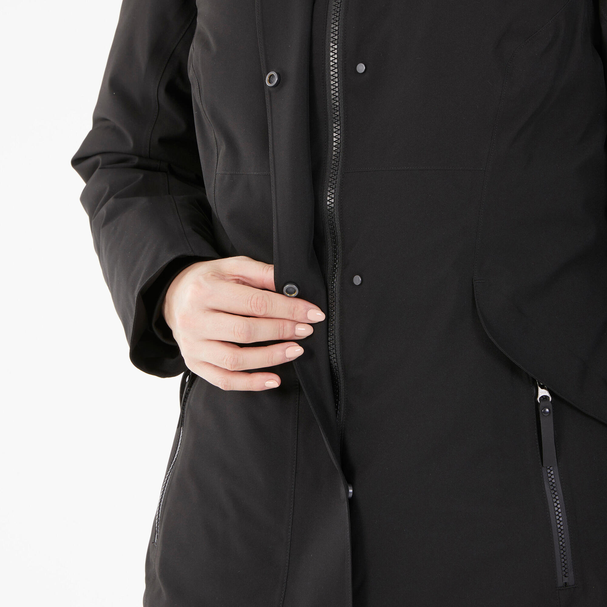 Quechua Women's SH500 Waterproof Winter Parka Jacket - Insulated Cold Weather Coat for Snow, Skiing & Outdoor Activities