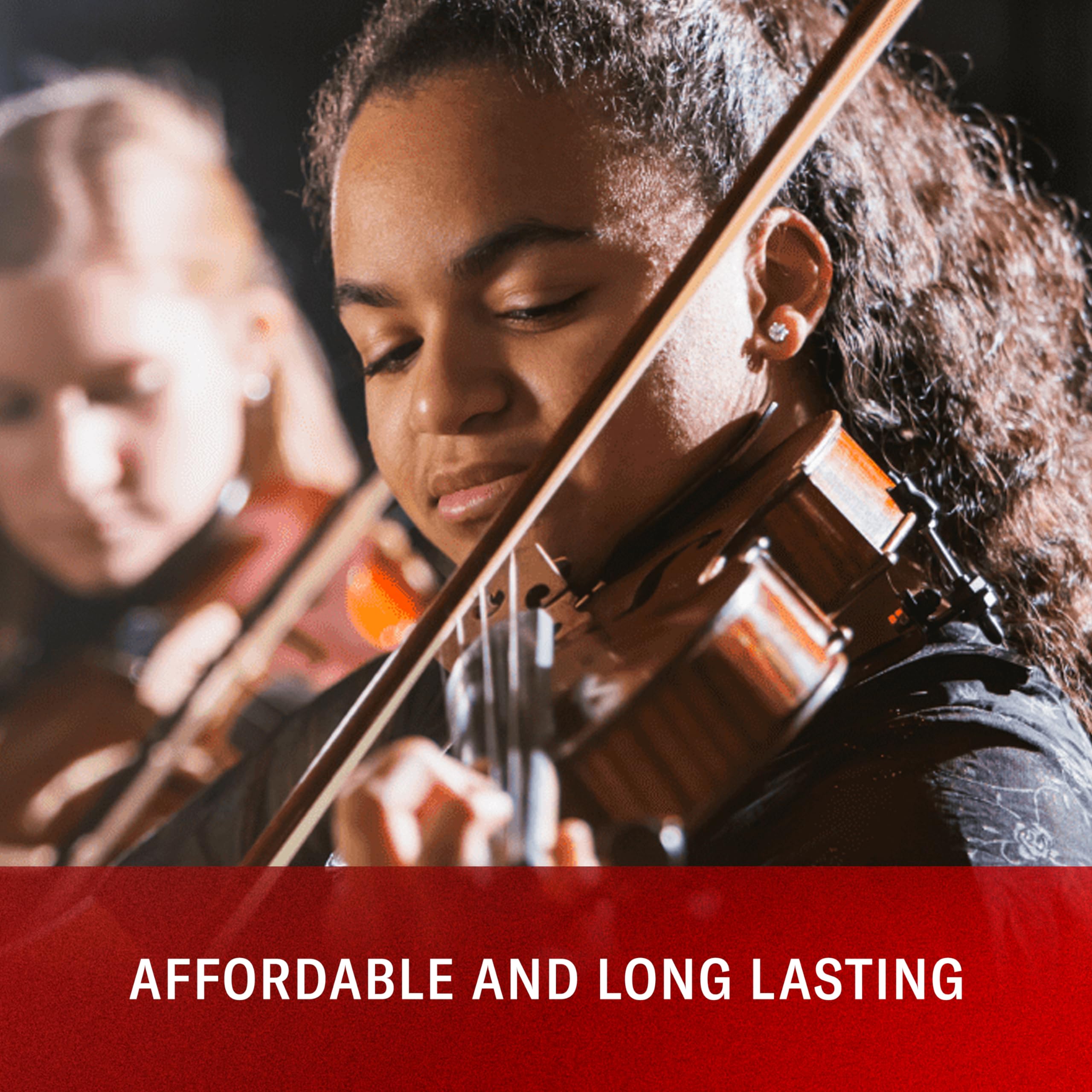 D'Addario Prelude Violin D String for 4/4 Size - Medium Tension Steel Core String | Perfect for Student Violins, Practice & Performances