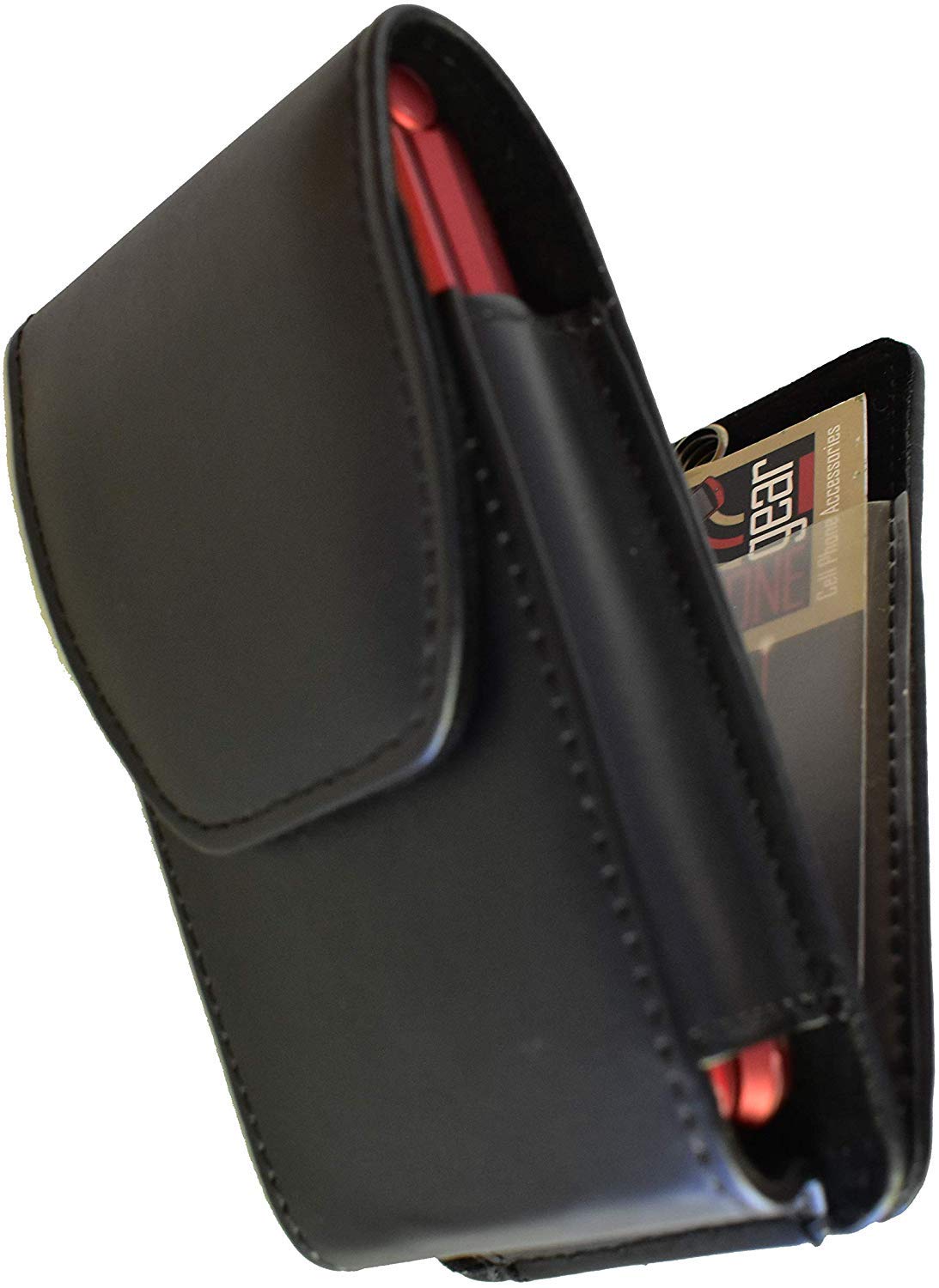 Premium Black Leather Phone Wallet Case for Alcatel Quick Flip - Holds Credit Cards & IDs | Slim Protective Cover for Everyday Use, Travel & Business