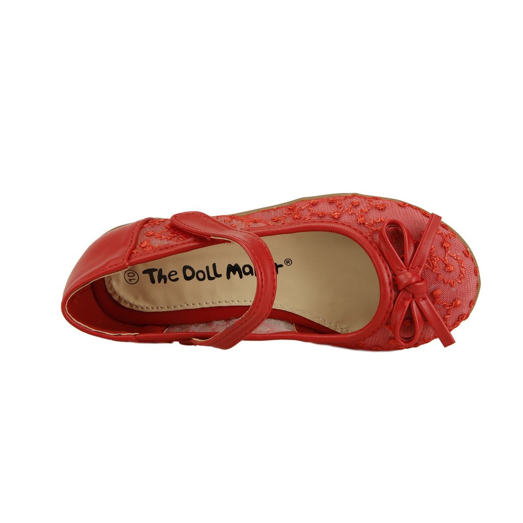 The Doll Maker Lace Flat Shoes - Women's Comfortable Ballet Flats for Casual Wear & Office