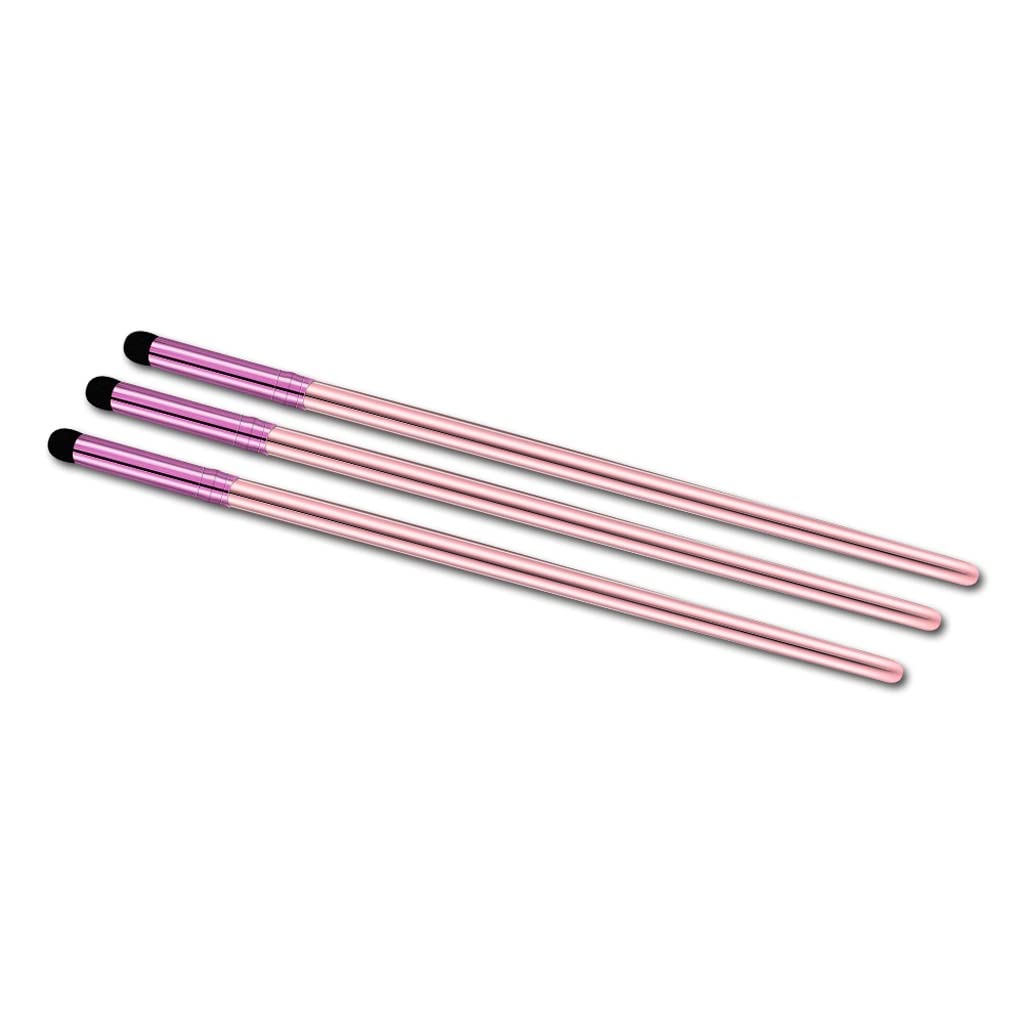 3pcs Gradient Nail Brush Set - Dotting Sponge & Smudge Pen for Professional Gel Nail Art Design | Perfect for Salon, Home Manicure & DIY Nail Decoration