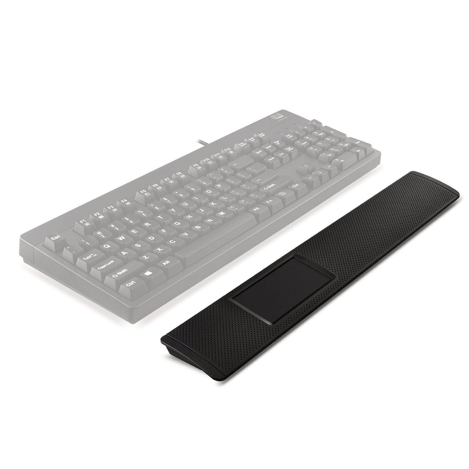 Adesso iMouse T60 2.4GHz Wireless Touchpad with Armrest - 17 x 3 Inch Ergonomic Black Touchpad for PC, Laptop, Office & Home Use - Comfortable Wrist Support for Long Computing Sessions