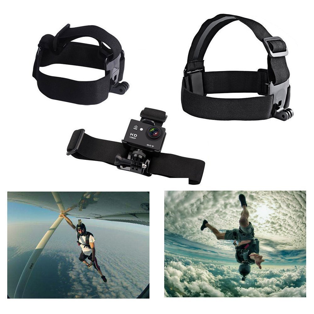 Navitech 18-in-1 Action Camera Accessories Kit with EVA Case - Compatible with TEC.Bean 4K Action Camera (2.0 Inch) - Perfect for Outdoor Sports, Travel Adventures & Vlogging