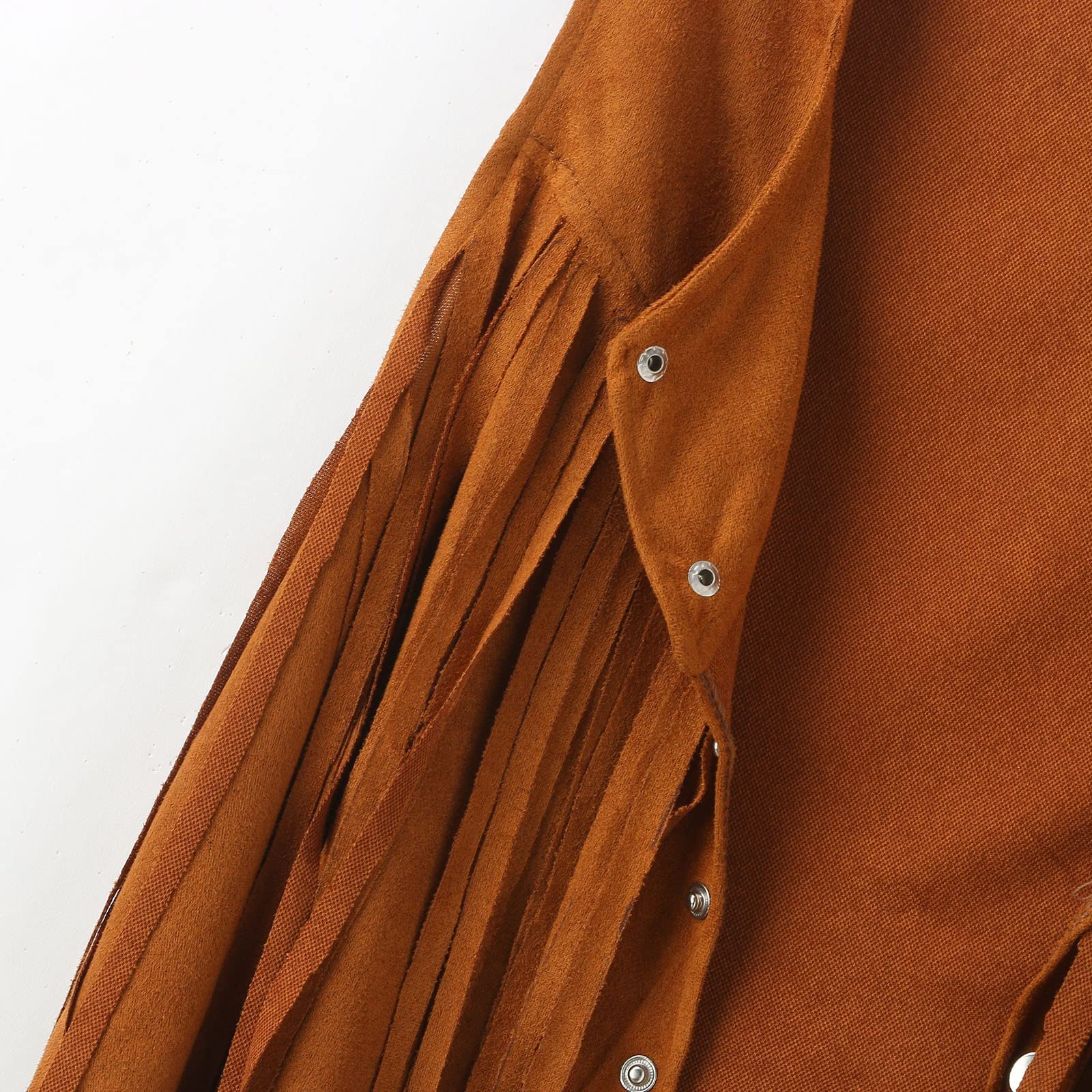 Women's Vintage Boho Fringe Leather Jacket - Sleeveless Western Open-Front Vest Hippie Style Jacket for Spring Fashion | Perfect for Music Festivals, Casual Outings & Boho Chic Outfits