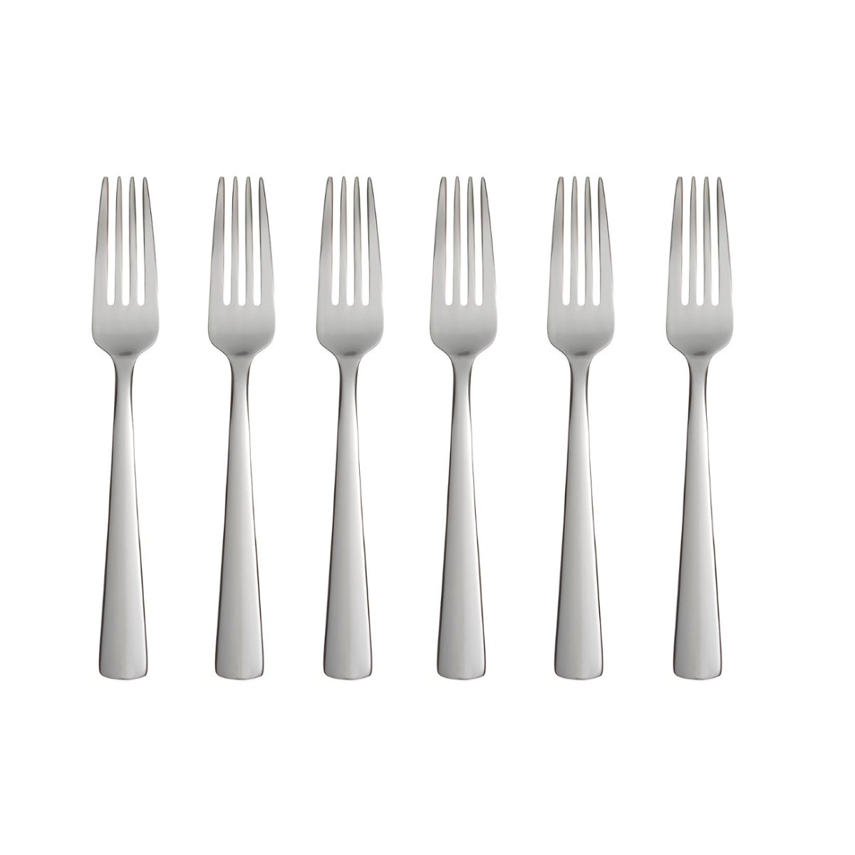 Premium Stainless Steel Dinner Fork Set of 6 - Elegant Flatware for Fine Dining, Restaurants & Home Entertaining - Dishwasher Safe & Rust-Resistant