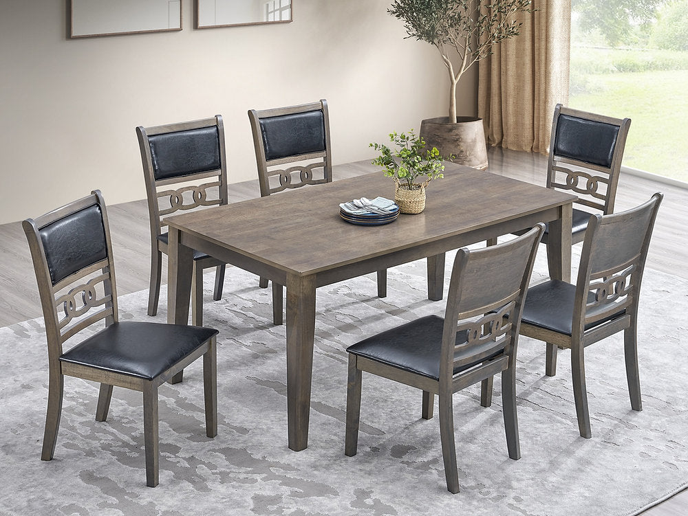 Premium Bennington Dining Chairs - Set of 4 Black Modern Kitchen Chairs with Padded Seats - Sturdy Metal Frame for Dining Room, Kitchen, Restaurant & Outdoor Use