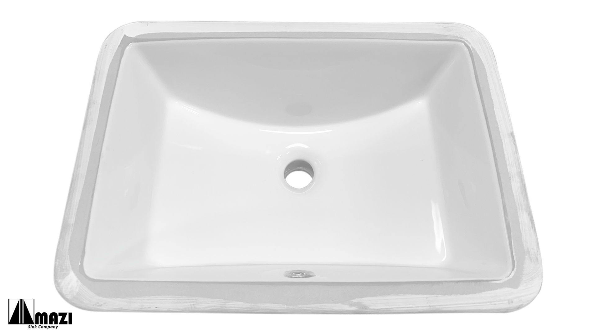 Premium Ceramic Undermount Bathroom Sink - 16x27 Inch White Porcelain Drop-in Vanity Basin - Perfect for Modern Bathrooms, Powder Rooms & Guest Baths