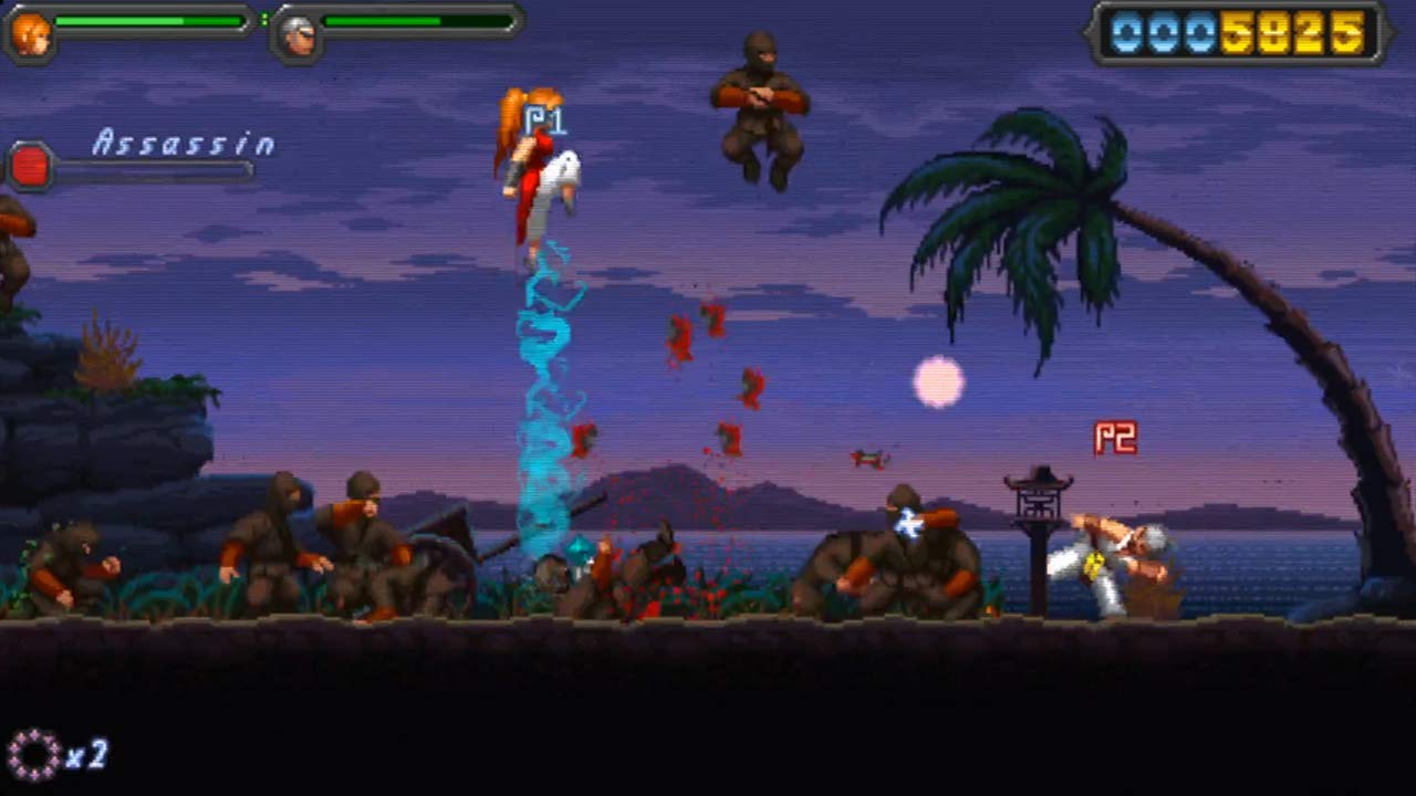 Okinawa Rush PS4 Game - Action-Packed Side-Scrolling Beat 'Em Up | Play at Home or Gaming Parties